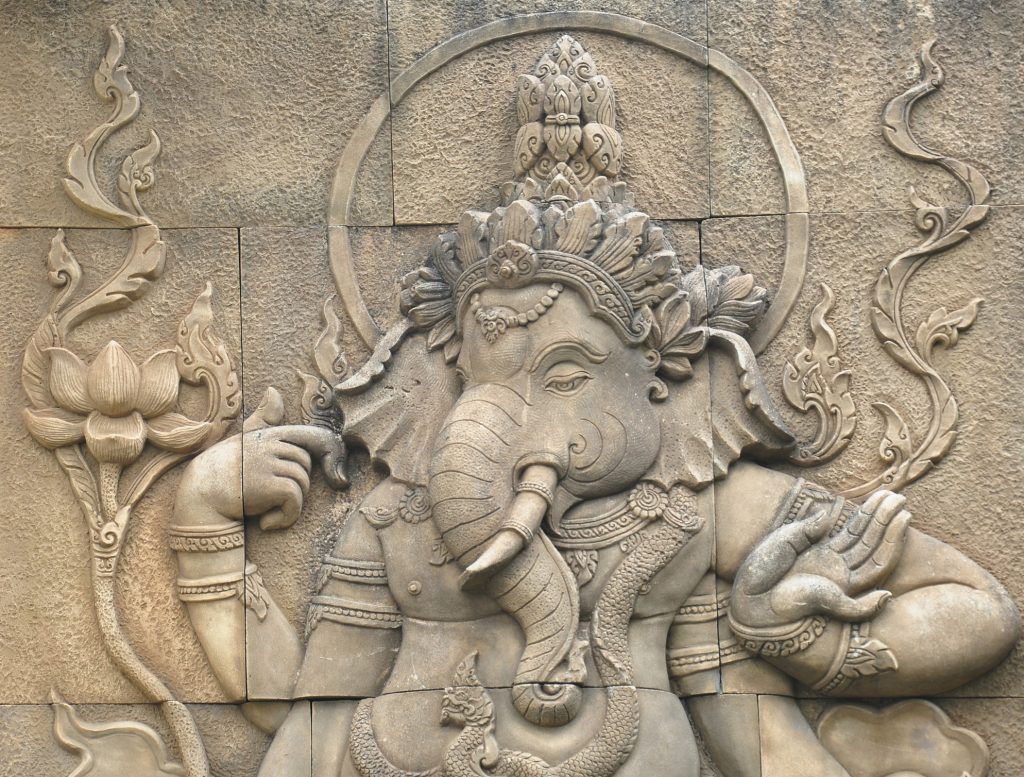 Ganesha - also known as Vignaharta or the remover of obstacles 